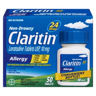 Claritin Allergy 24-Hour, 50 Tablets